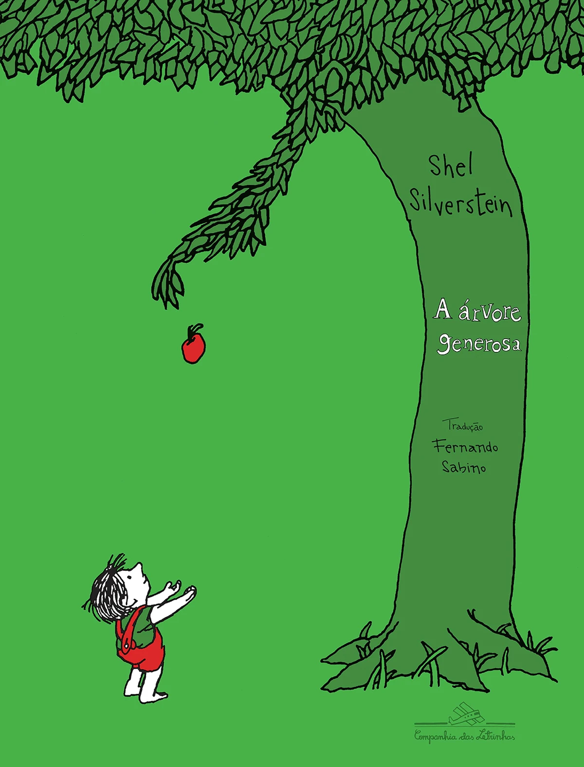 A árvore generosa, de Shel Silverstein (Companhia das Letrinhas). Idade sugerida: a partir dos 4 anos. Um menino e uma árvore têm uma relação muito especial. Dia após dia, ele come suas maçãs, brinca em seus galhos e descansa sob sua sombra.  por Divulgação
