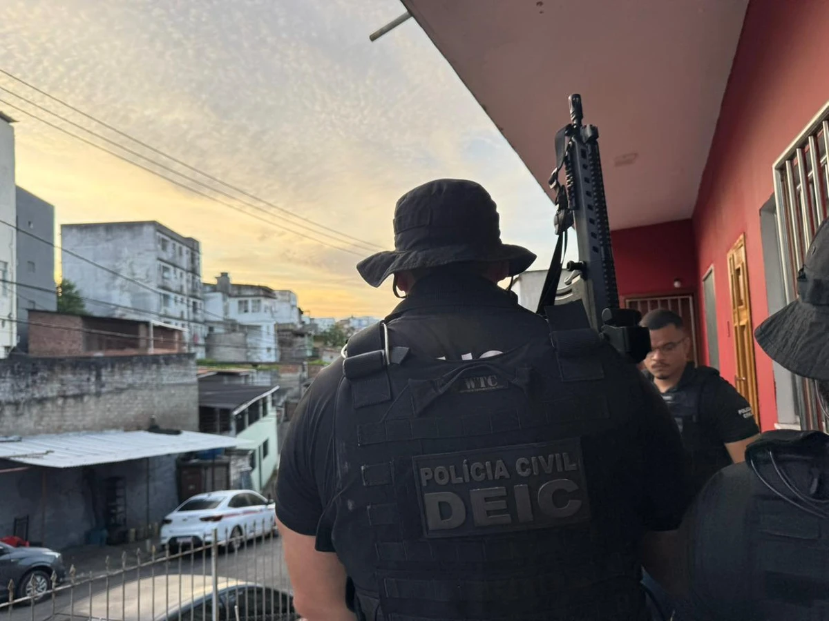 Confira imagens da  Megaoperação Zimmer por Polícia Civil da Bahia 