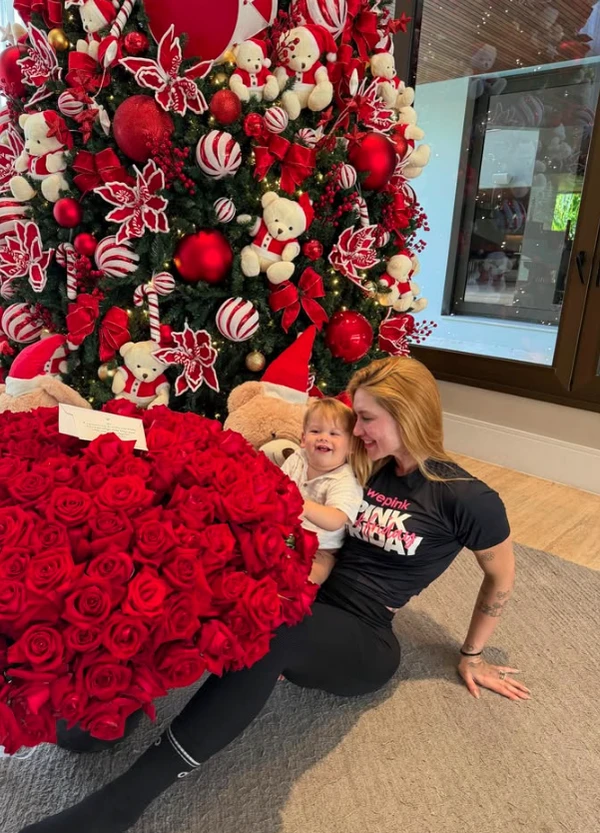 Esposas dos atletas publicaram decoração nas redes sociais por Reprodução | Instagram