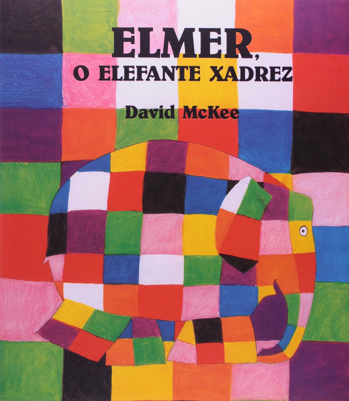 Elmer, o elefante xadrez, de David McKee (WMF Martins Fontes). Idade sugerida: 2 a 7 anos. Era uma vez uma manada de elefantes. Cada um era de um jeito, mas todos eram da mesma cor. Todos menos Elmer. por Reprodução