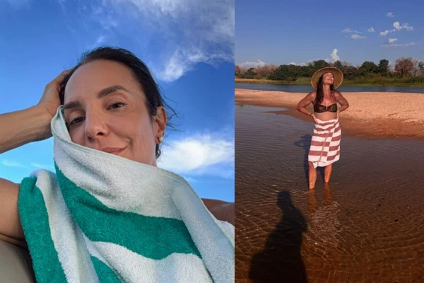 Ivete Sangalo aproveita dias de folga