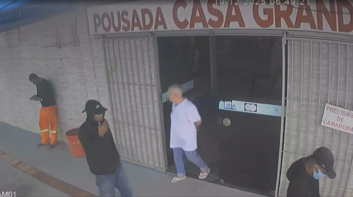 João Ferreira da Silva foi morto em frente a pousada por Reprodução