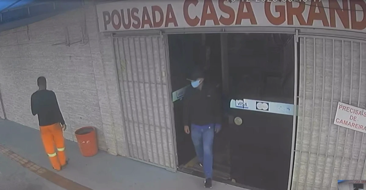 João Ferreira da Silva foi morto em frente a pousada por Reprodução
