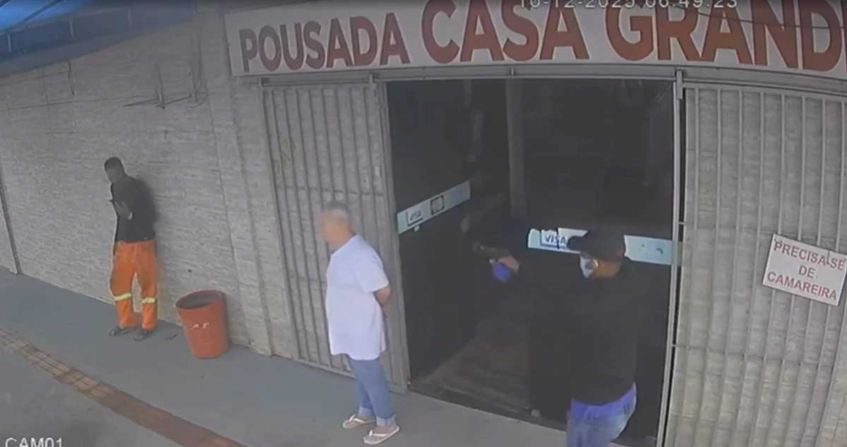 João Ferreira da Silva foi morto em frente a pousada por Reprodução