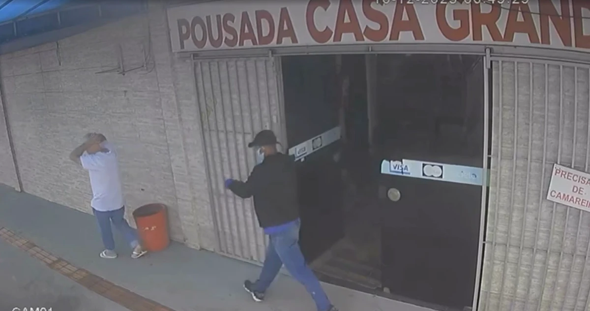 João Ferreira da Silva foi morto em frente a pousada por Reprodução