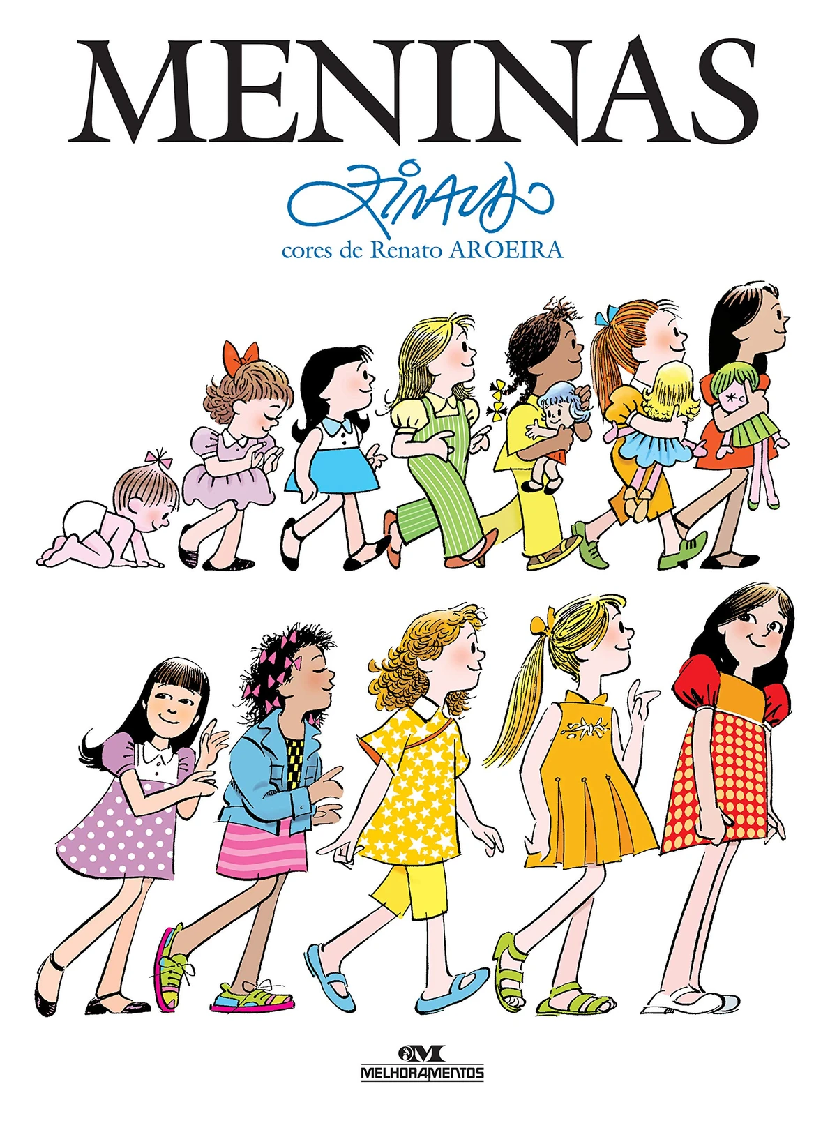 Meninas, de Ziraldo (Melhoramentos). Idade sugerida: 8 a 10 anos. Pensando em contar e ilustrar à sua maneira o livro Alice no País das Maravilhas, Ziraldo se concentra em explicar quem é a menina, esse ser encantado que dura apenas dos 7 aos 11 anos. por Reprodução