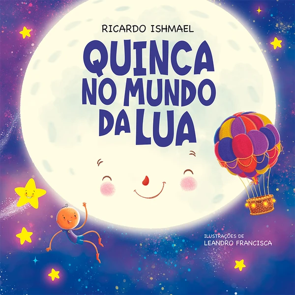 Quinca no Mundo da Lua, de Ricardo Ishmael (Mojubá). Quinca tem uma grande amiga: a Lua.Brinca, dá risadas e até consegue ouvir o que ela diz. Mas a Lua fala?! Quinca é capaz de escutá-la. Quinca tem uma grande amiga: a Lua. Brinca, dá risadas e até consegue ouvir o que ela diz. Mas a Lua fala?! Quinca é capaz de escutá-la. por Reprodução