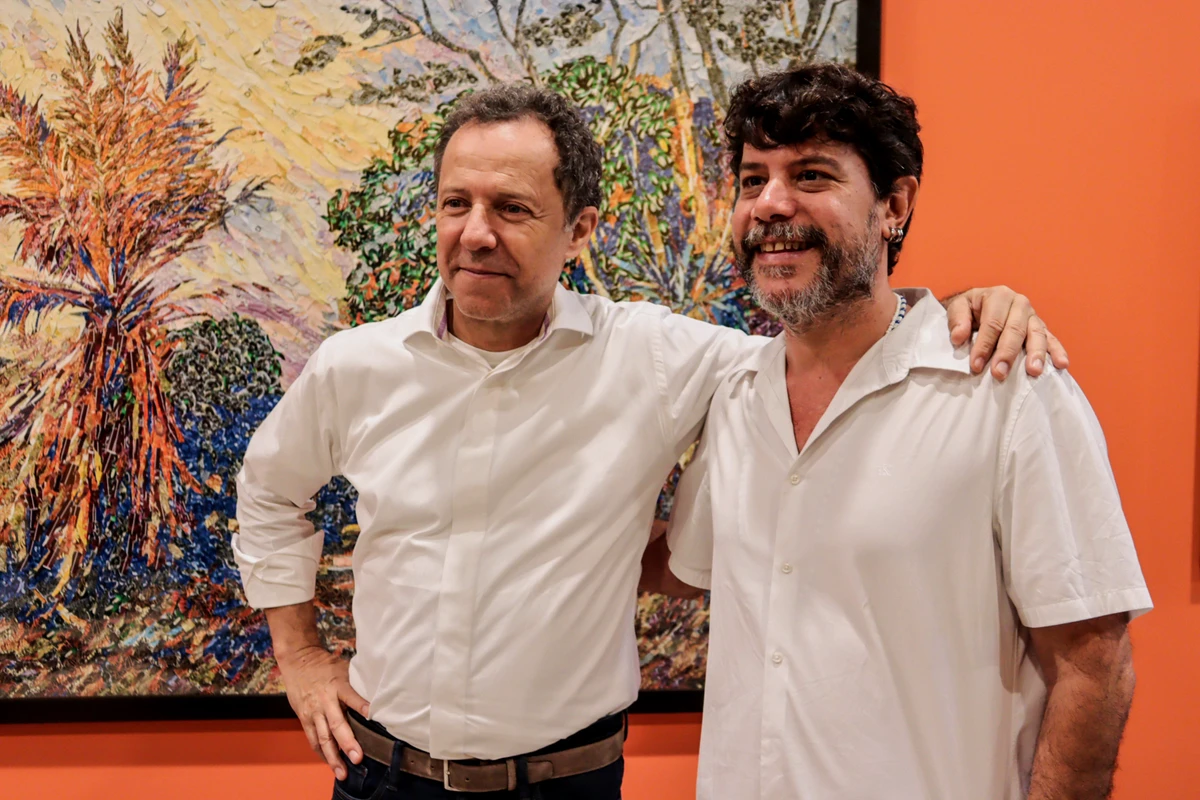 Vik Muniz e Daniel Rangel por Divulgação/Ytallo Barreto
