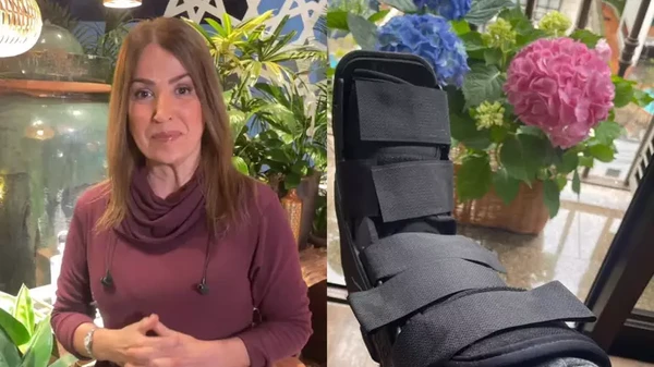 Ananda Apple sofre cai de escada, rompe ligamentos e é afastada por Reprodução/Redes Sociais 