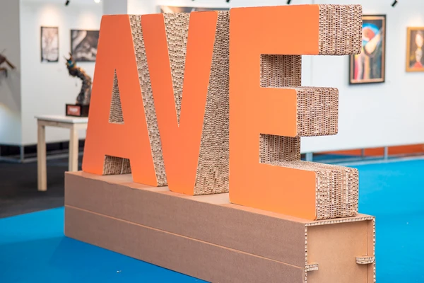 Cenografia em Ecoboard por divulgação