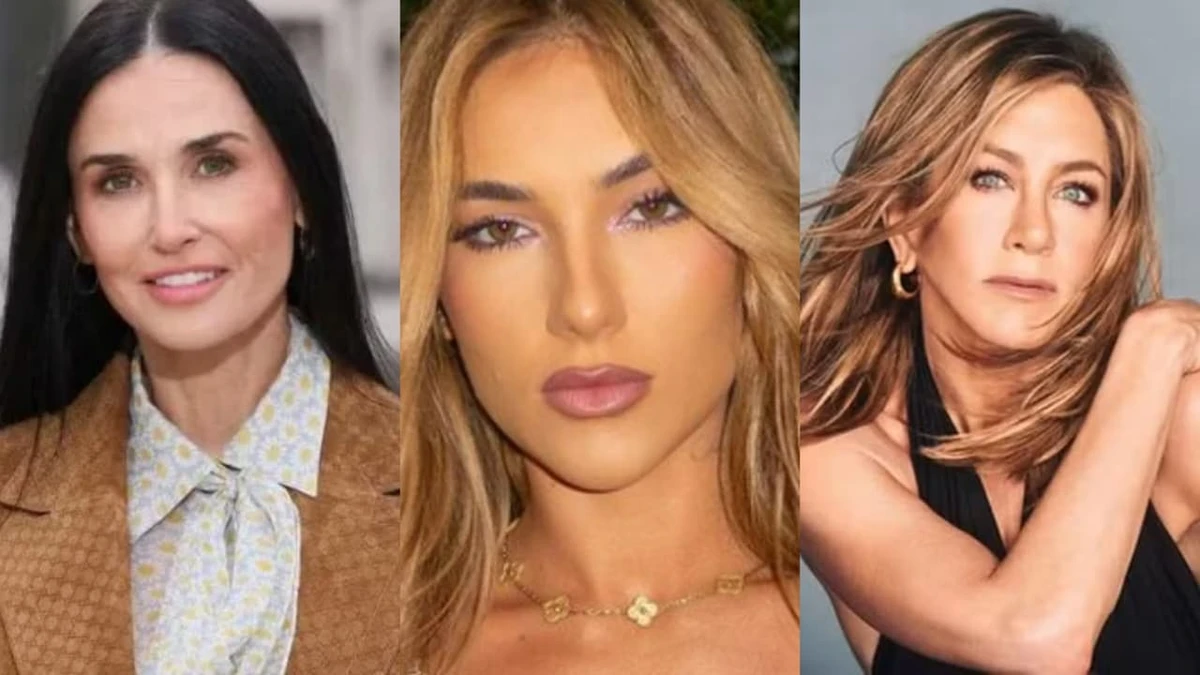 Demi Moore, Virgínia Fonseca e Jennifer Aniston fizeram alguns procedimentos estéticos em 2025