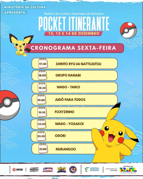 Festival da Cultura Japonesa de Salvador  por Reprodução/ @salvadoranisa