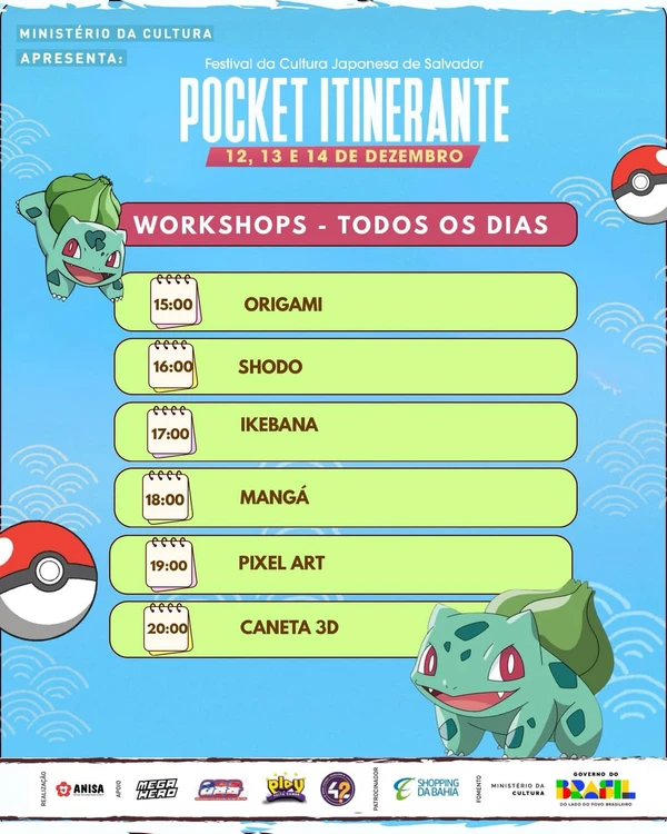 Festival da Cultura Japonesa de Salvador  por Reprodução/ @salvadoranisa