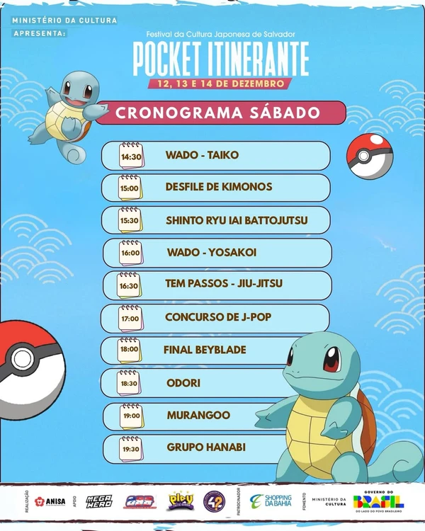 Festival da Cultura Japonesa de Salvador  por Reprodução/ @salvadoranisa