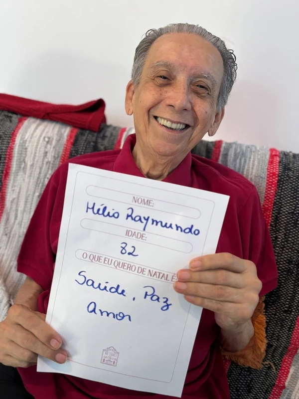 Lista de Natal do Retiro dos Artistas comove seguidores por Reprodução/Instagram