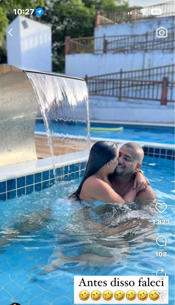 O casal 'DG Rifas' e 'Naroka' é assassinado a tiros num condomínio em Barra de Jacuípe por Acervo Pessoal