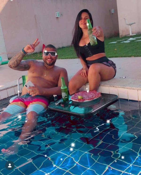 O casal 'DG Rifas' e 'Naroka' é assassinado a tiros num condomínio em Barra de Jacuípe por Acervo Pessoal