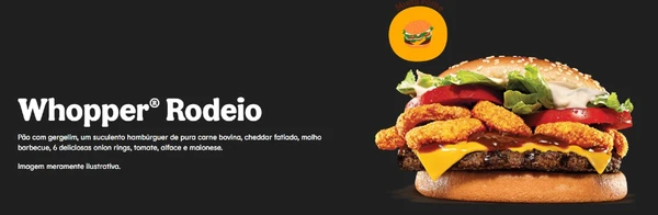 Conheça principais hambúrgueres do Burger King  por Burger King 