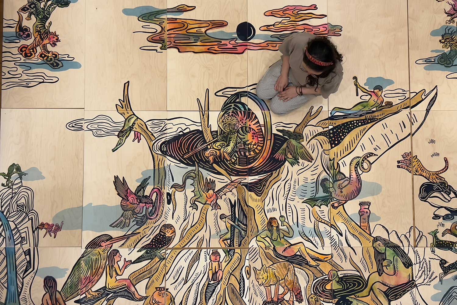 A artista sul-coreana Seungyoun Lee e sua obra por Annyeong