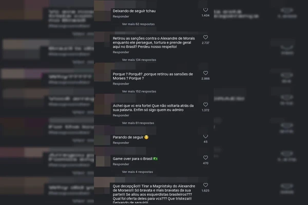 Bolsonaristas se revoltam com Trump nas redes por Reprodução