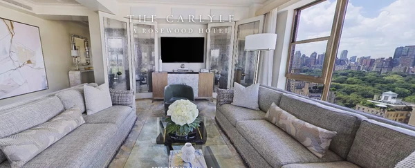 Suíte presidencial do Carlyle Hotel por Reprodução / Carlyle Hotel