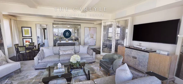 Suíte presidencial do Carlyle Hotel por Reprodução / Carlyle Hotel