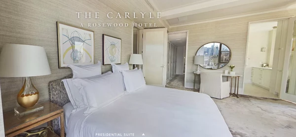 Suíte presidencial do Carlyle Hotel por Reprodução / Carlyle Hotel