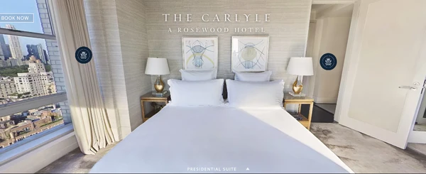 Suíte presidencial do Carlyle Hotel por Reprodução / Carlyle Hotel