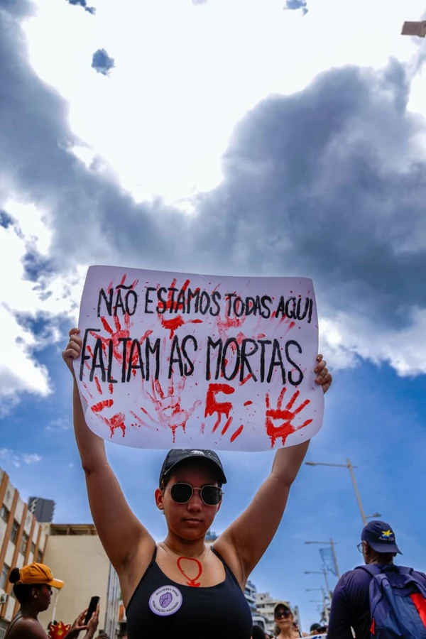 Mobilização ocupou Salvador em protesto contra a violência de gênero por Arisson Marinho/CORREIO