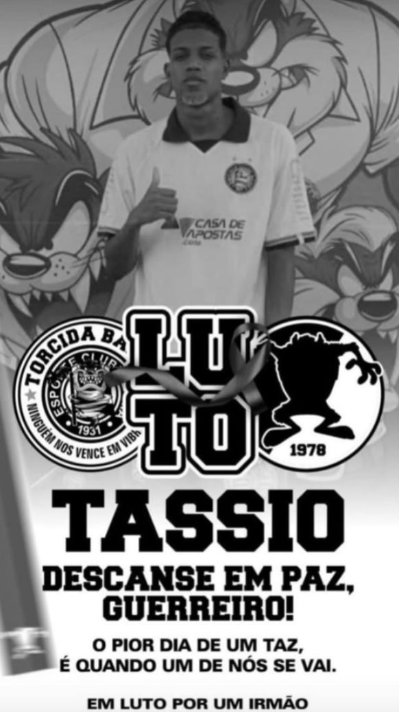 Bamor lamentou a morte de Tássio