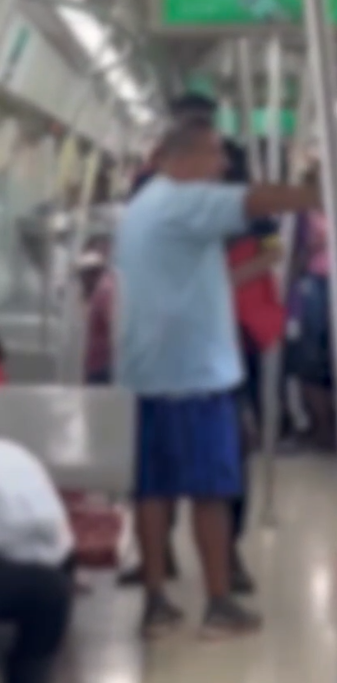 Confusão no metrô de Salvador por Reprodução