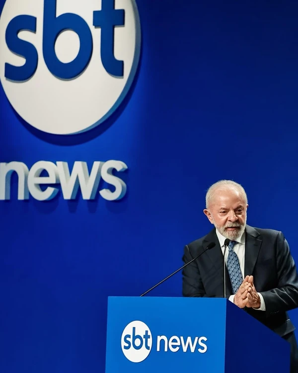 Inauguração do SBT News vira assunto após gesto de Silvia Abravanel nas redes por Ricardo Stuckert