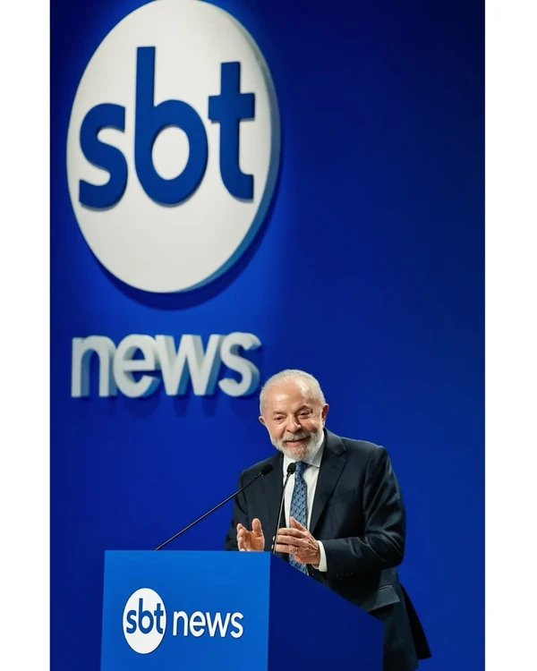 Inauguração do SBT News vira assunto após gesto de Silvia Abravanel nas redes por Ricardo Stuckert