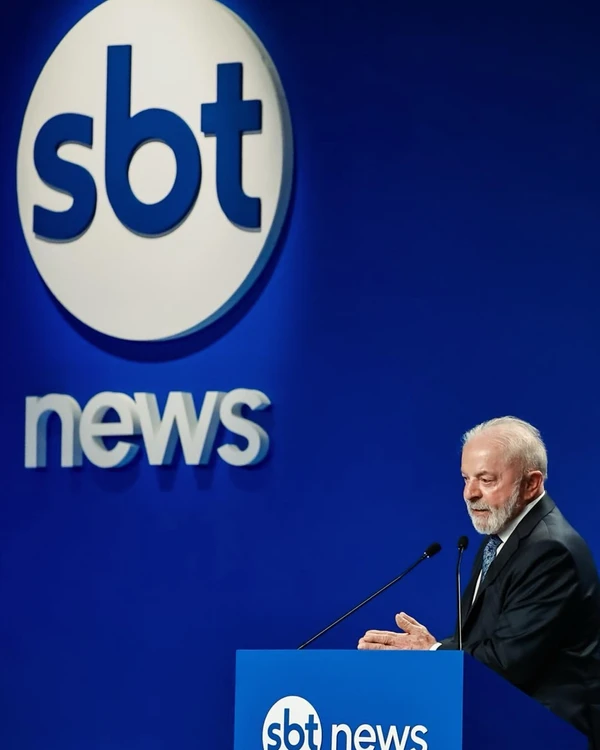 Inauguração do SBT News vira assunto após gesto de Silvia Abravanel nas redes por Ricardo Stuckert