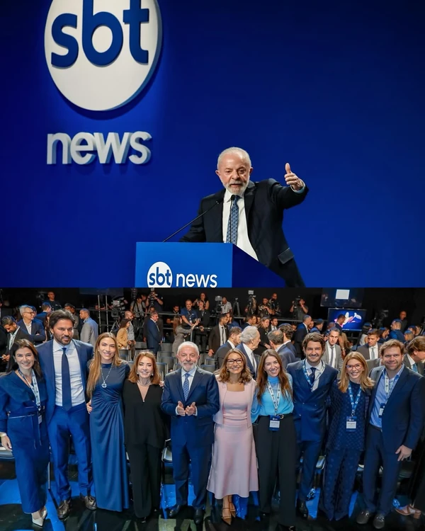 Inauguração do SBT News vira assunto após gesto de Silvia Abravanel nas redes por Ricardo Stuckert