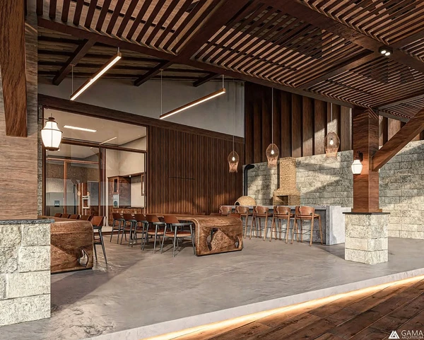 Novo projeto da mansão de João Gomes reflete a identidade sertaneja do cantor por Divulgação/@agamaarquitetura