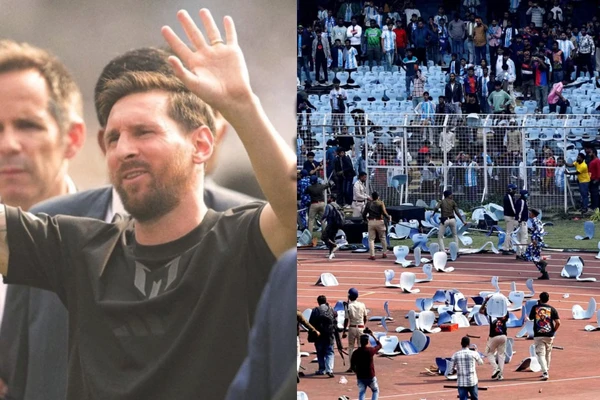 Torcedores se revoltaram após visita de Messi