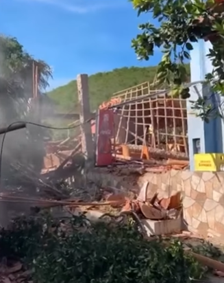 Acidente com caminhão em Palmeiras, na Chapada Diamantina por Reprodução