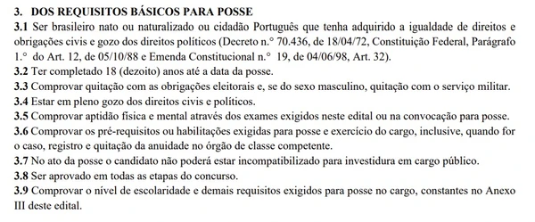 Edital da Prefeitura de Catalão por Edital 