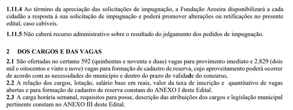 Edital da Prefeitura de Catalão por Edital 