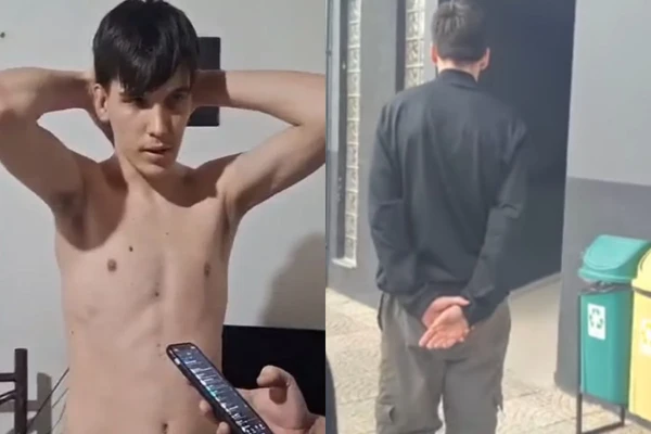 Jovem foi preso em casa