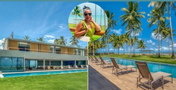 Mansão de Glória Pires por Reprodução