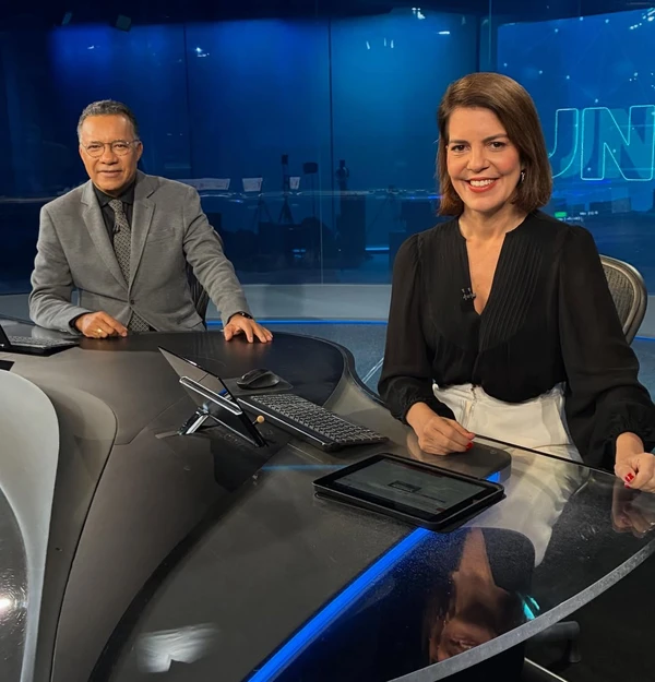Mariana Gross e Heraldo Pereira por Reprodução