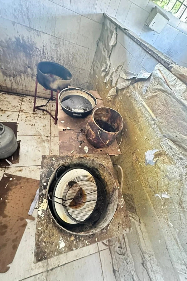 Pastelaria no Caseb foi interditada por Divulgação/SMS