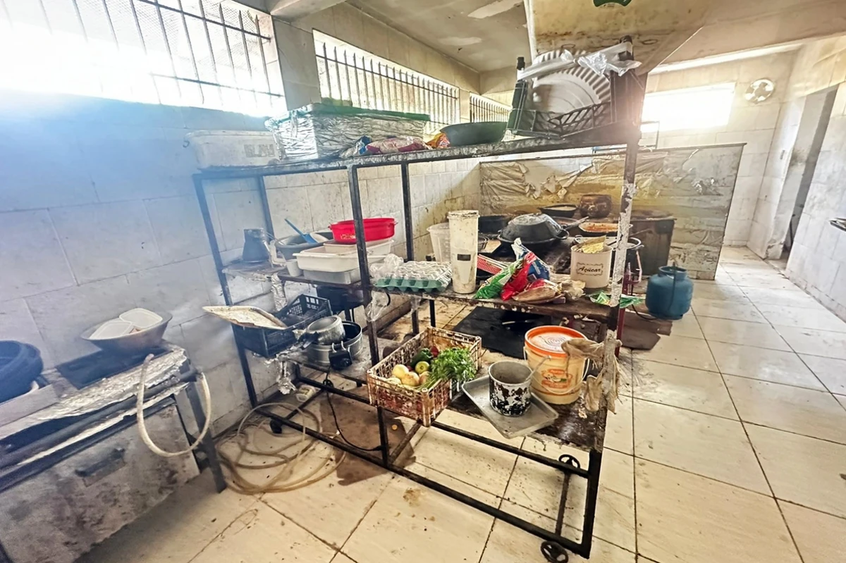 Pastelaria no Caseb foi interditada por Divulgação/SMS