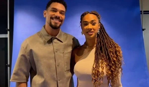 Aline Patriarca e Vinícius Nascimento por Reprodução/Redes Sociais  