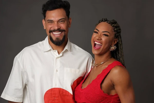 Aline Patriarca e Vinícius Nascimento