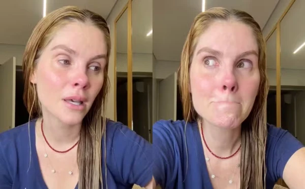 Bárbara Evans chorou nas redes sociais