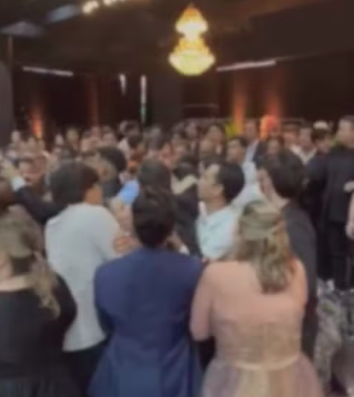 Pais causaram maior confusão em festa por Reprodução | Redes Sociais