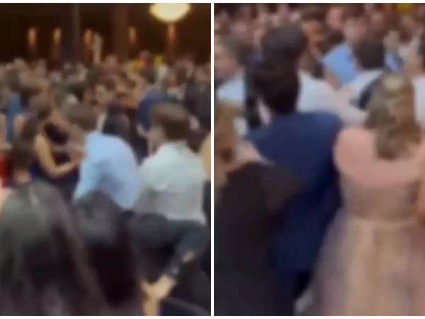 Confusão em formatura por Divulgação